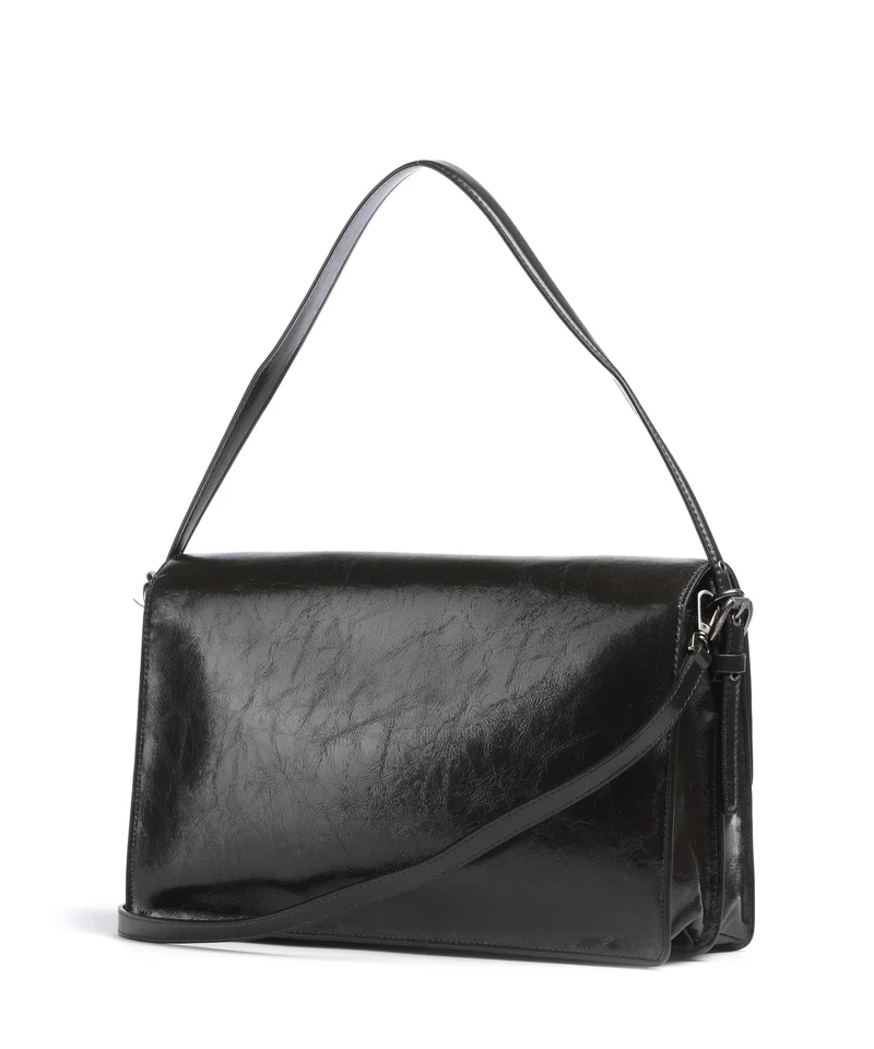 Liebeskind Audrey Recycled Lack Distressed M Sac porté épaule deep soil