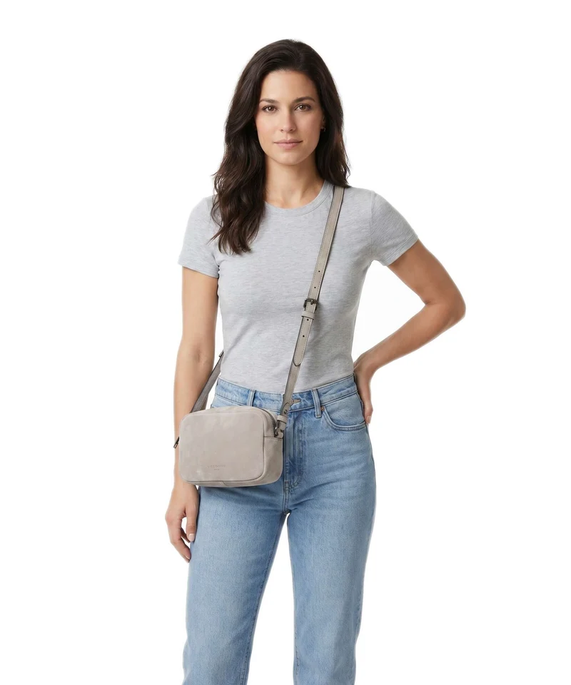 Liebeskind Ella Hydro Suede S Sac bandoulière beige