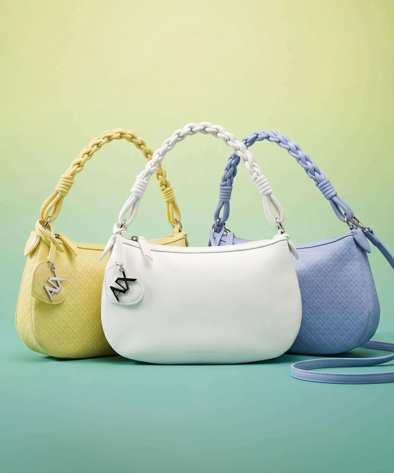 Armani Exchange Maya S Sac porté épaule sunlight