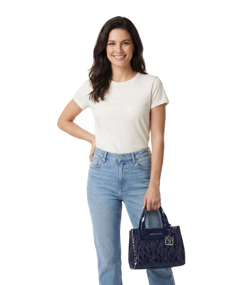 Armani Exchange Liz Patent S Sac à main abyss