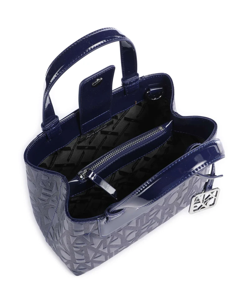 Armani Exchange Liz Patent S Sac à main abyss