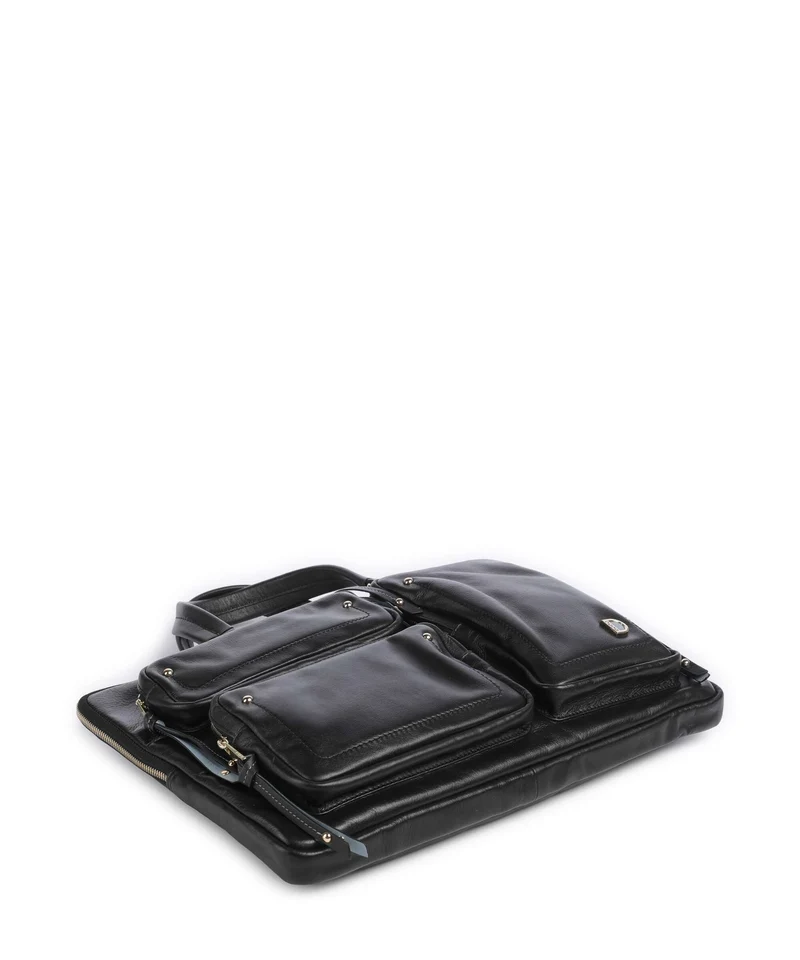 DuDu Bags Pocket Dots Sac d'ordinateur nero