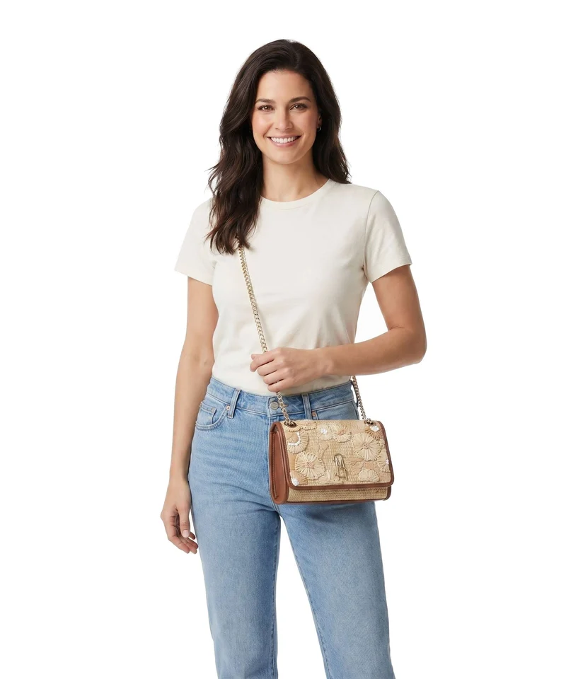Steve Madden BRAMON-E Sac bandoulière cognac