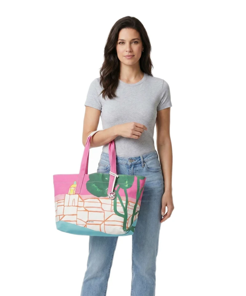 Michael Kors The Michael Bag Cabas raspberry/multicolour