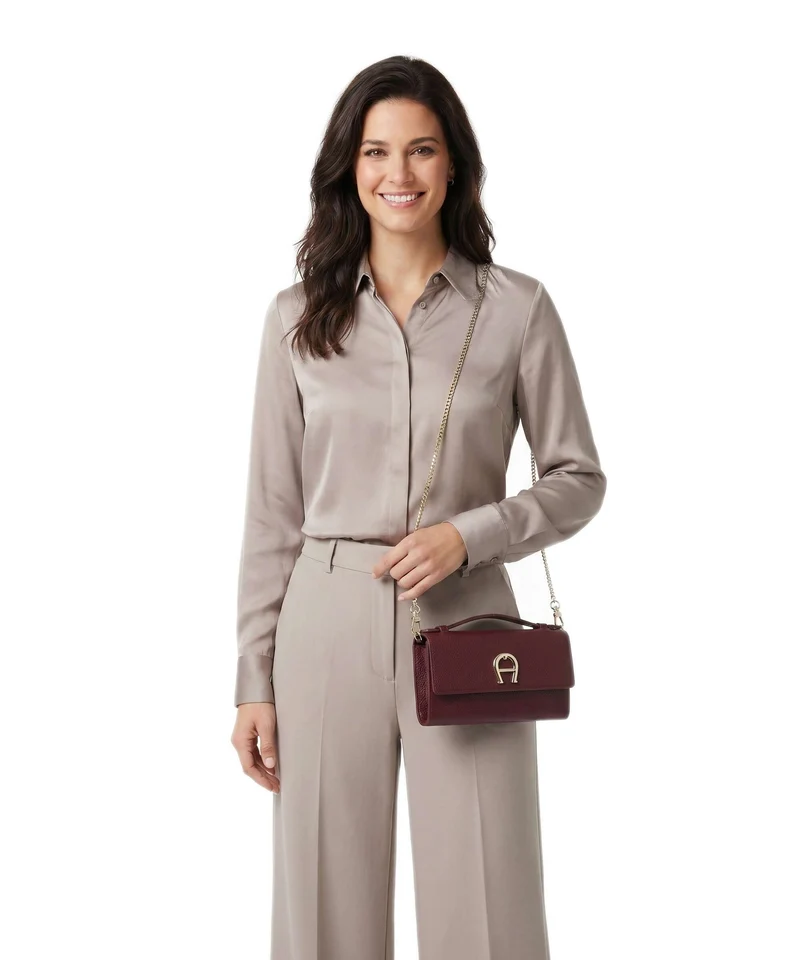 Aigner Portefeuille burgundy