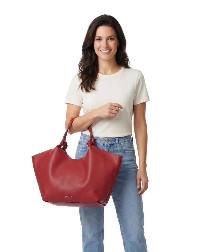 DKNY Paula Large Cabas ruby red