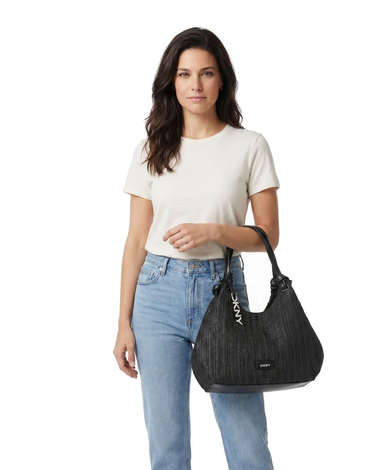 DKNY Paula Medium Cabas black/silver