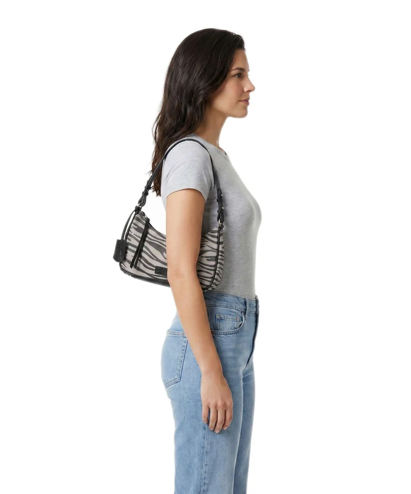 Burkely Animo Sac porté épaule zebra
