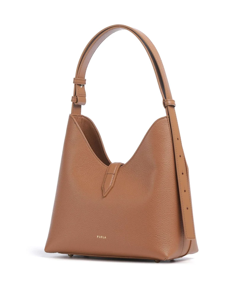Furla Goccia S Sac porté épaule brandy