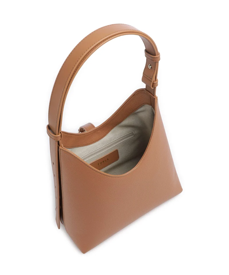 Furla Goccia S Sac porté épaule brandy