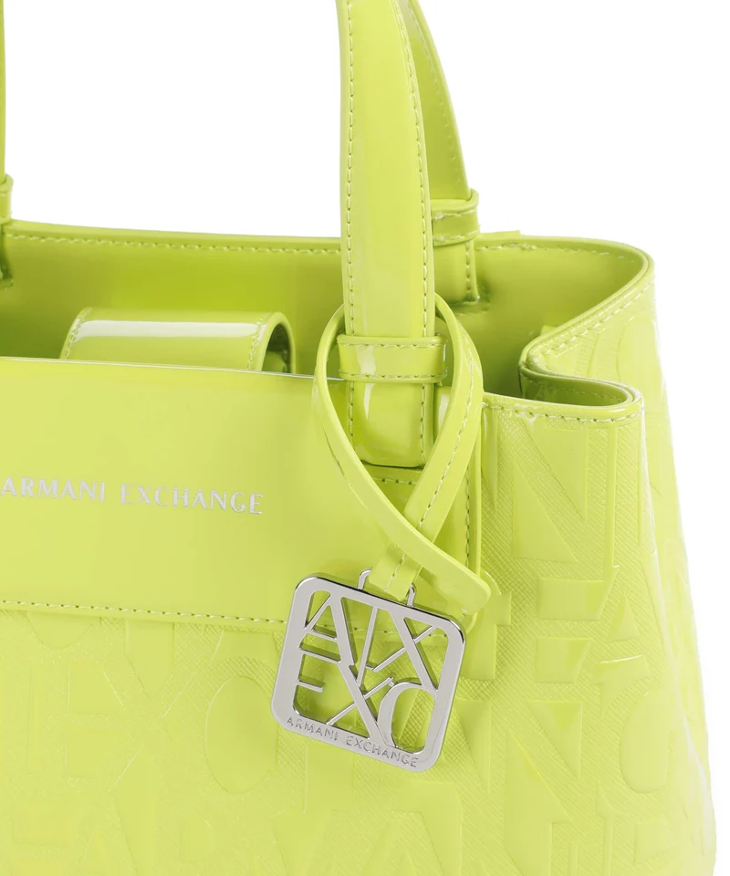 Armani Exchange Liz Patent S Sac à main crystal citrus