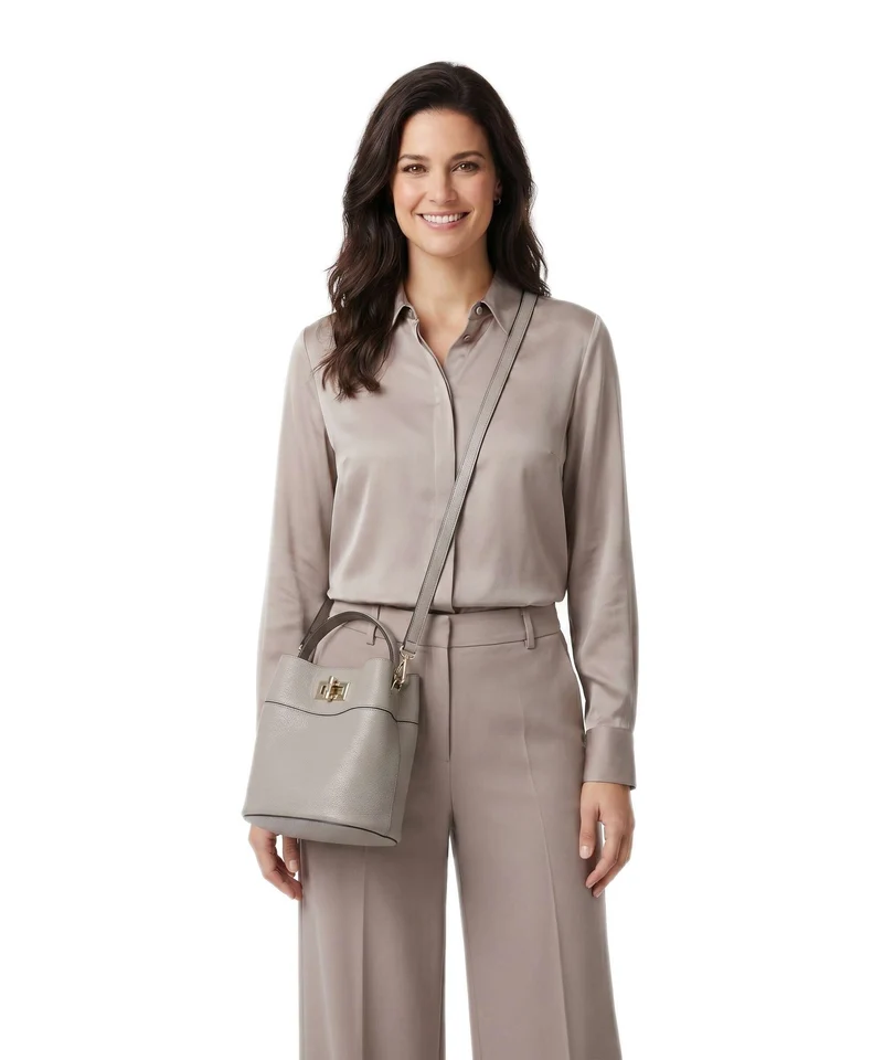 Furla Amelia Mini Sac seau cachemire gray