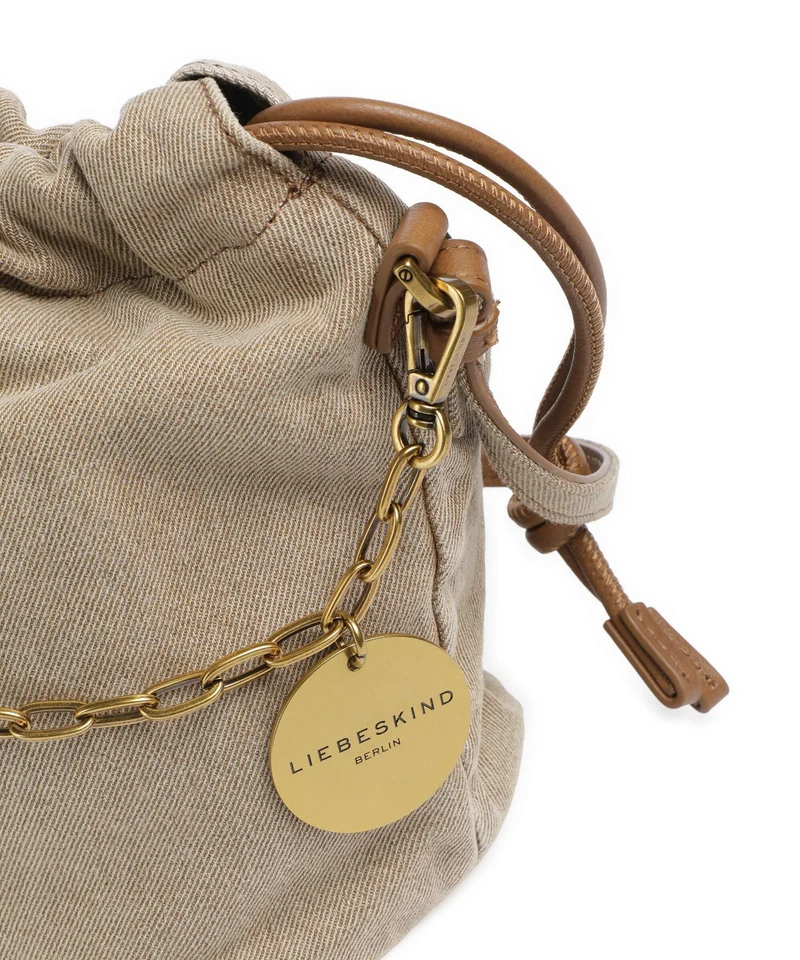 Liebeskind Lya II Denim S Sac seau beige