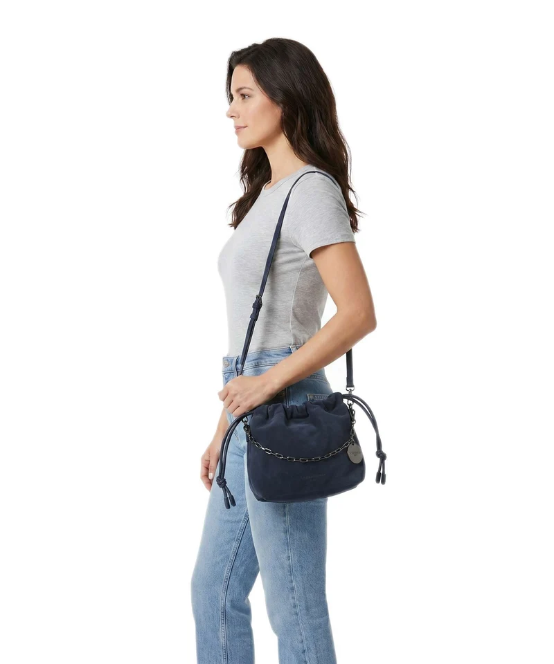 Liebeskind Lya II Hydro Suede S Sac seau peacoat