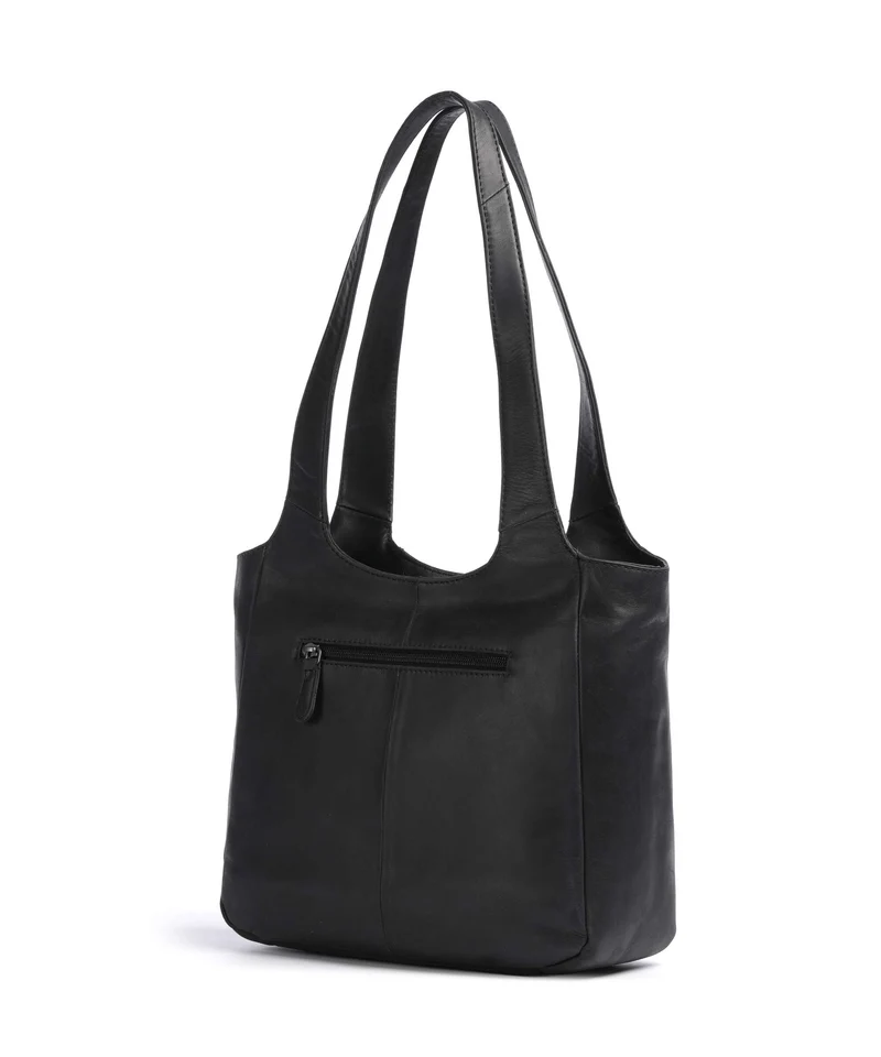 The Chesterfield Brand Wax Pull Up Cow Tofino Cabas black