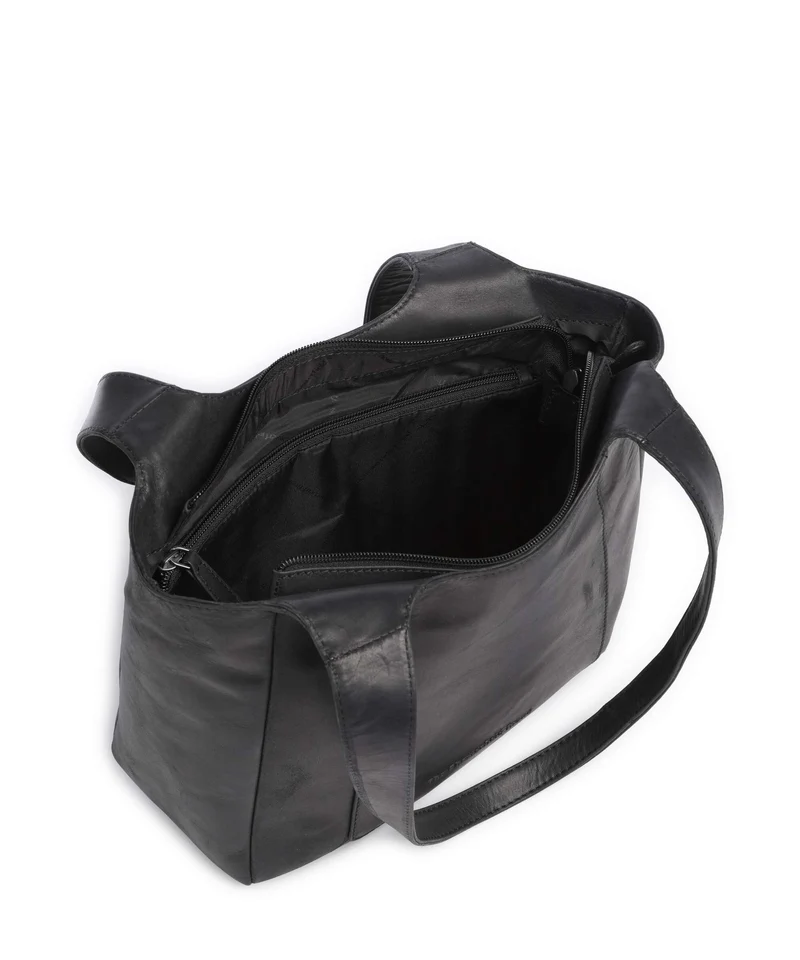 The Chesterfield Brand Wax Pull Up Cow Tofino Cabas black