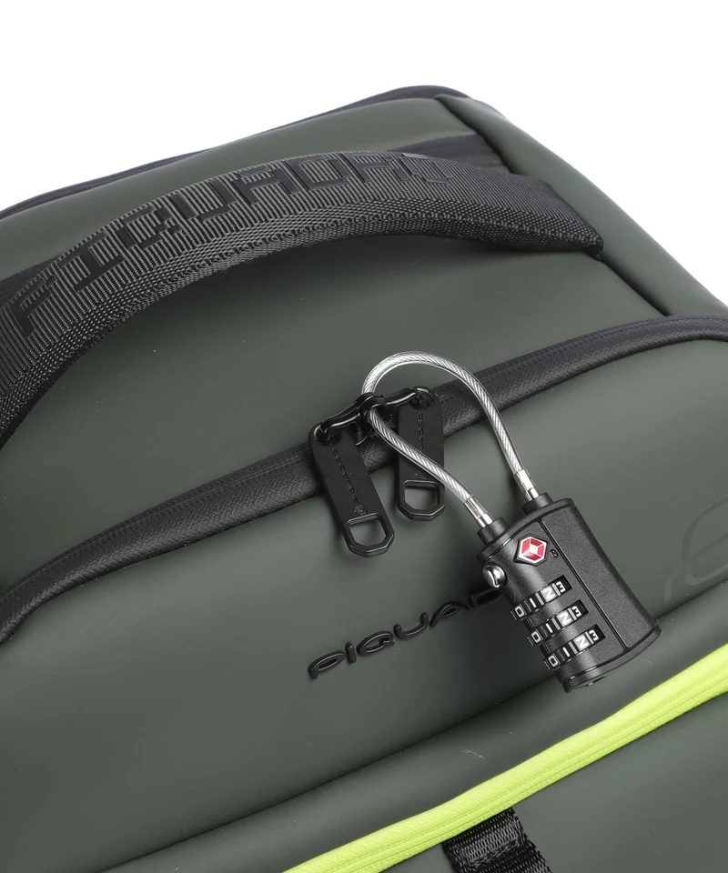Piquadro Corner Sac à dos à roulettes sage green