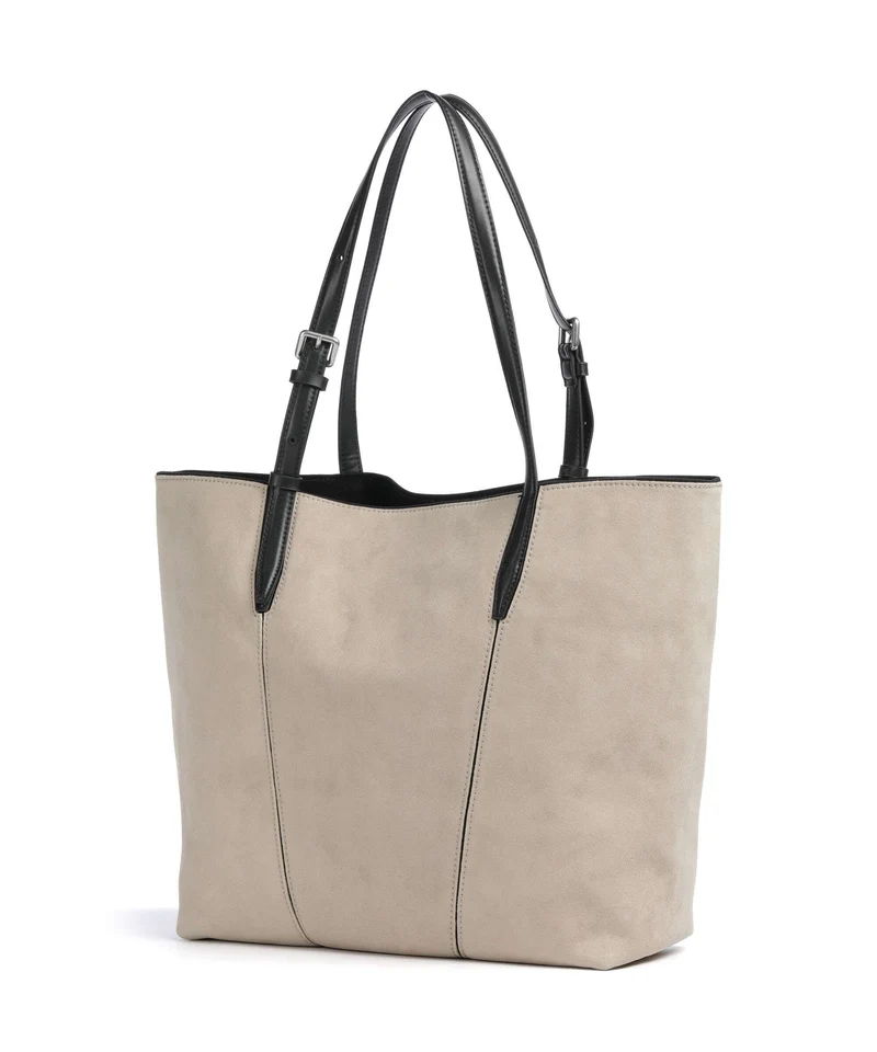Liebeskind Una Recycled Suede M Cabas beige