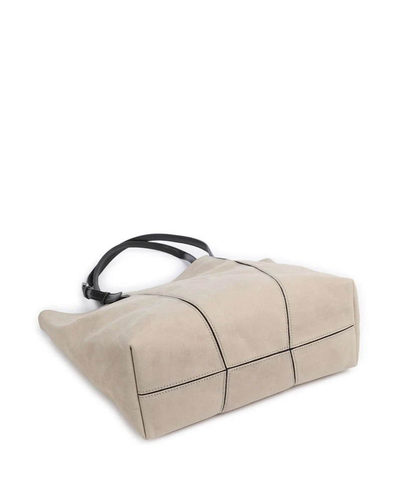 Liebeskind Una Recycled Suede M Cabas beige