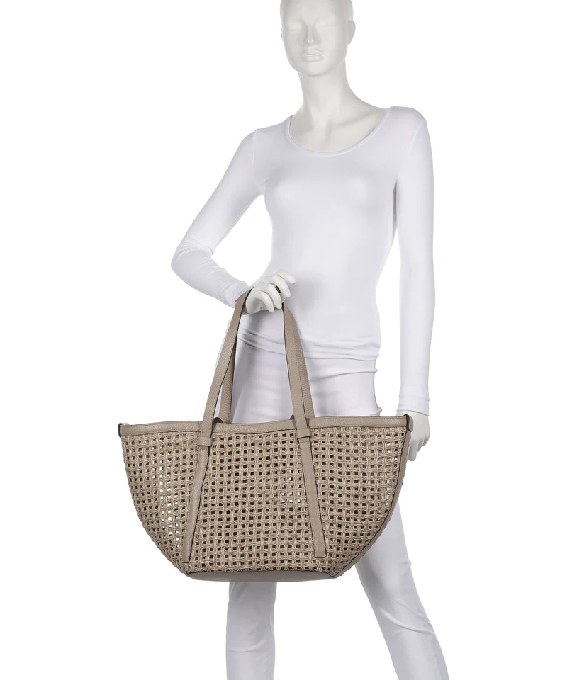 Abro Raffia Net Cosmo Large Cabas sahara