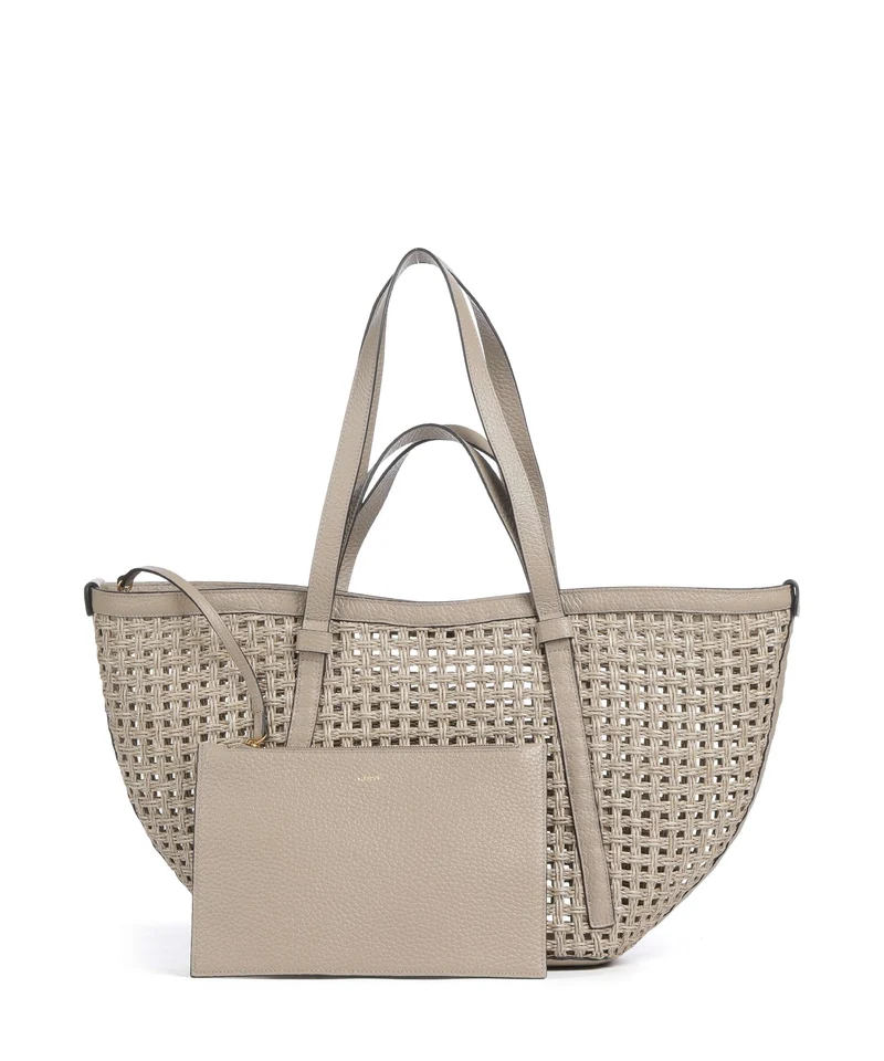 Abro Raffia Net Cosmo Large Cabas sahara