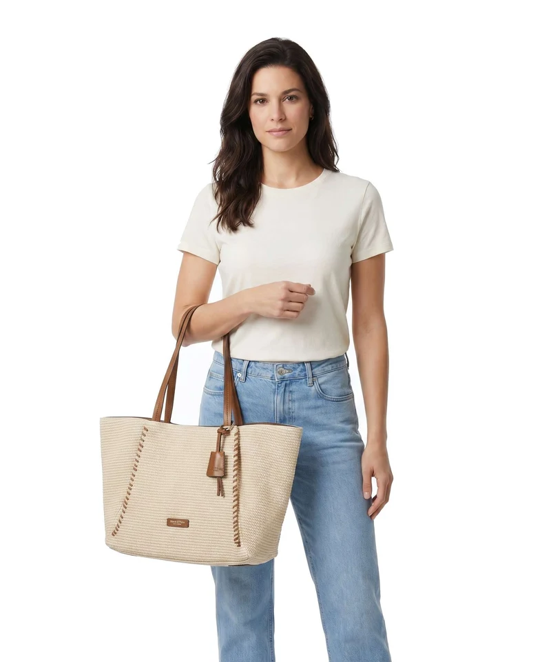 Marc O'Polo Edda Cabas light raffia