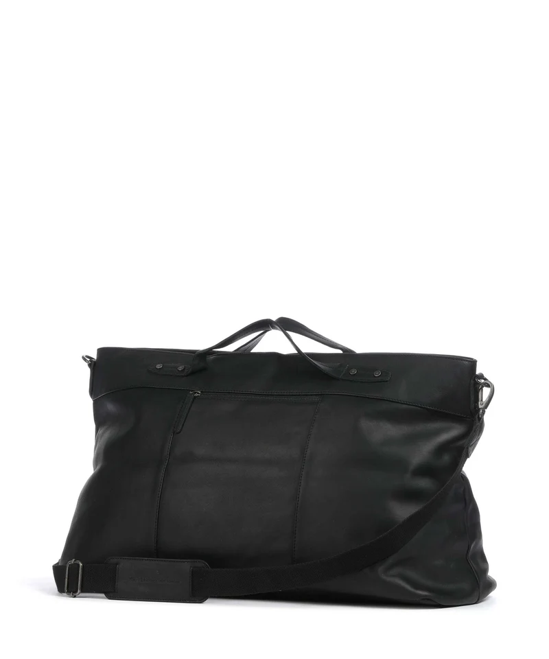 The Chesterfield Brand Wax Pull Up Cow Mark Sac week-end black