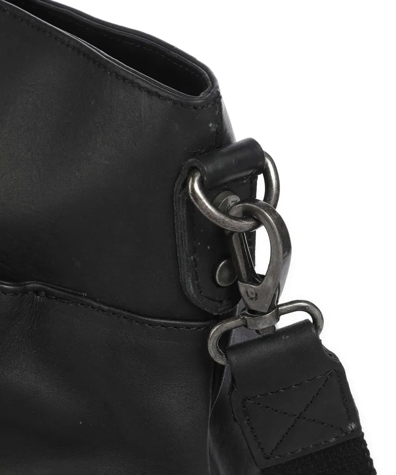 The Chesterfield Brand Wax Pull Up Cow Mark Sac week-end black