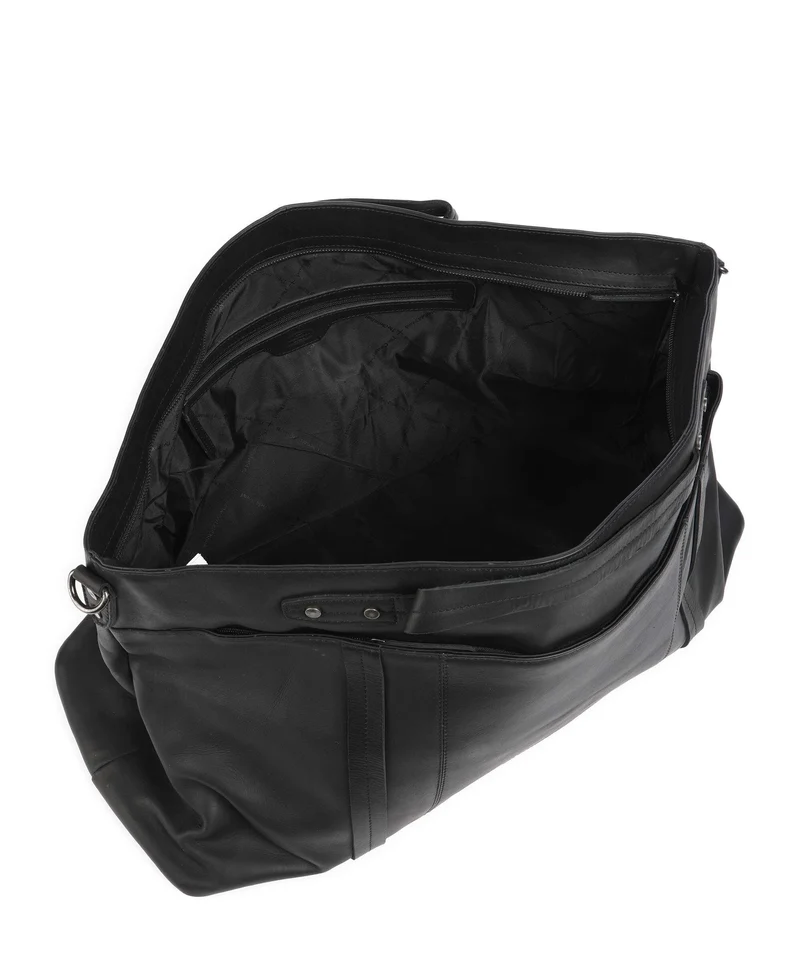 The Chesterfield Brand Wax Pull Up Cow Mark Sac week-end black