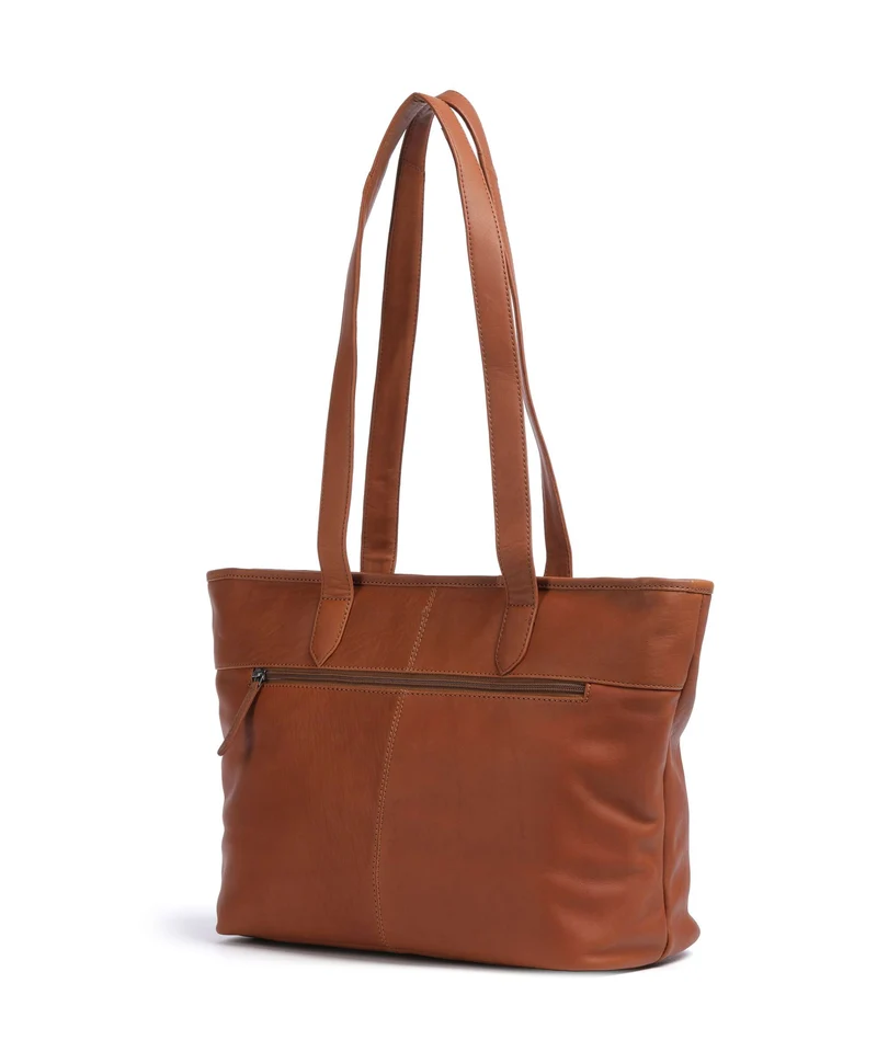 The Chesterfield Brand Wax Pull Up Cow Monza Cabas cognac