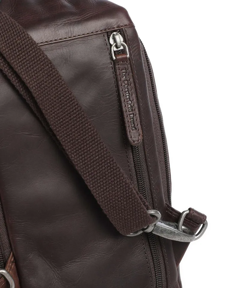The Chesterfield Brand Wax Pull Up Cow Riga Sac sling brown