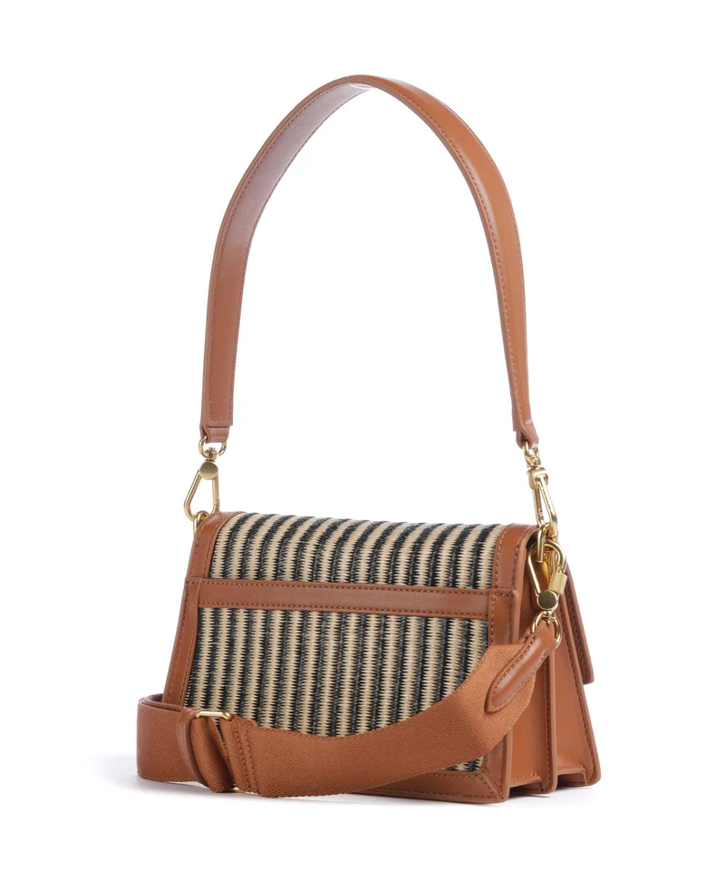 Lacoste Summer Pack Sac porté épaule natural/noir/tan