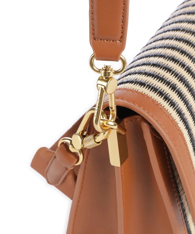 Lacoste Summer Pack Sac porté épaule natural/noir/tan