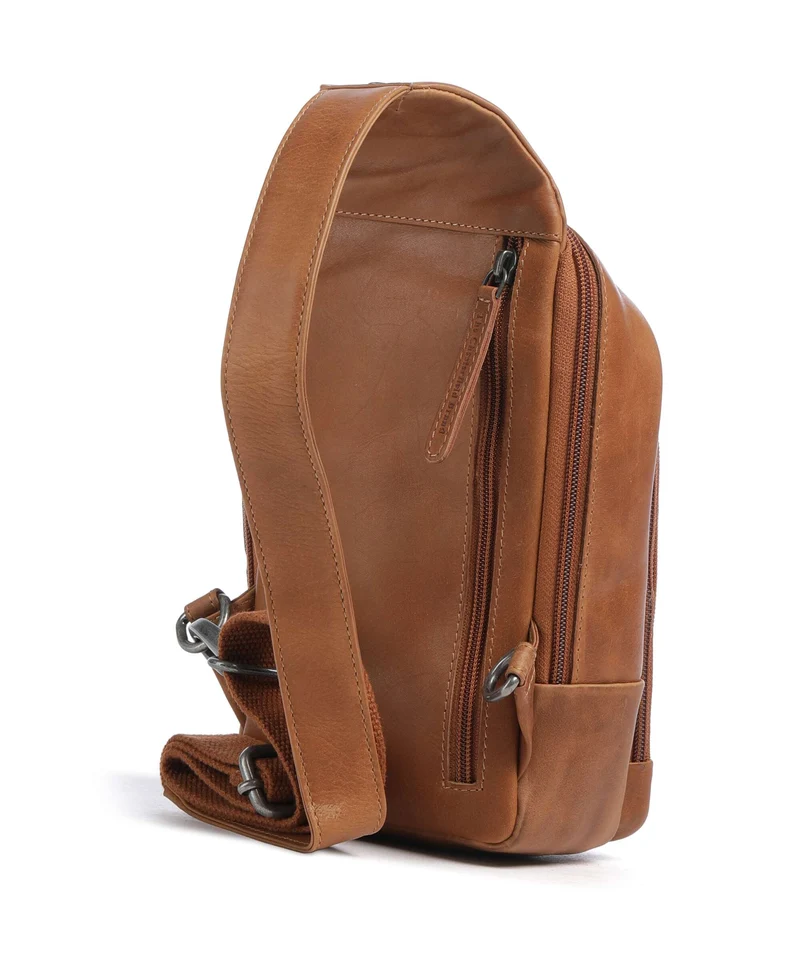 The Chesterfield Brand Wax Pull Up Cow Riga Sac sling cognac