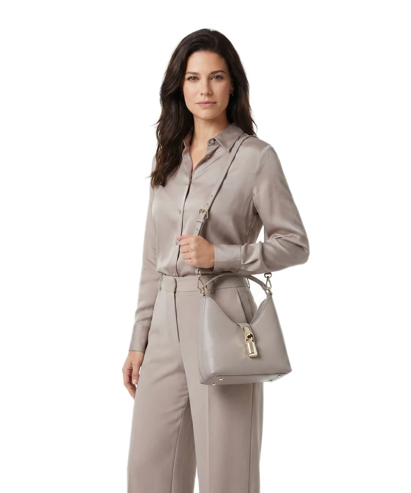 Furla Iride Mini Sac bandoulière cachemire gray