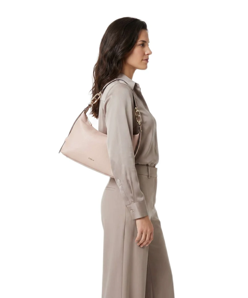 Furla Tonie Mini Sac porté épaule anemone pink