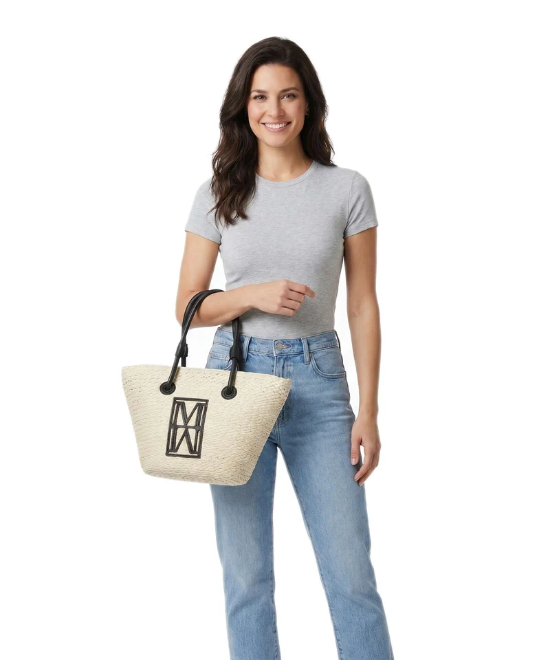 Marc O'Polo Joana Sac à main light raffia