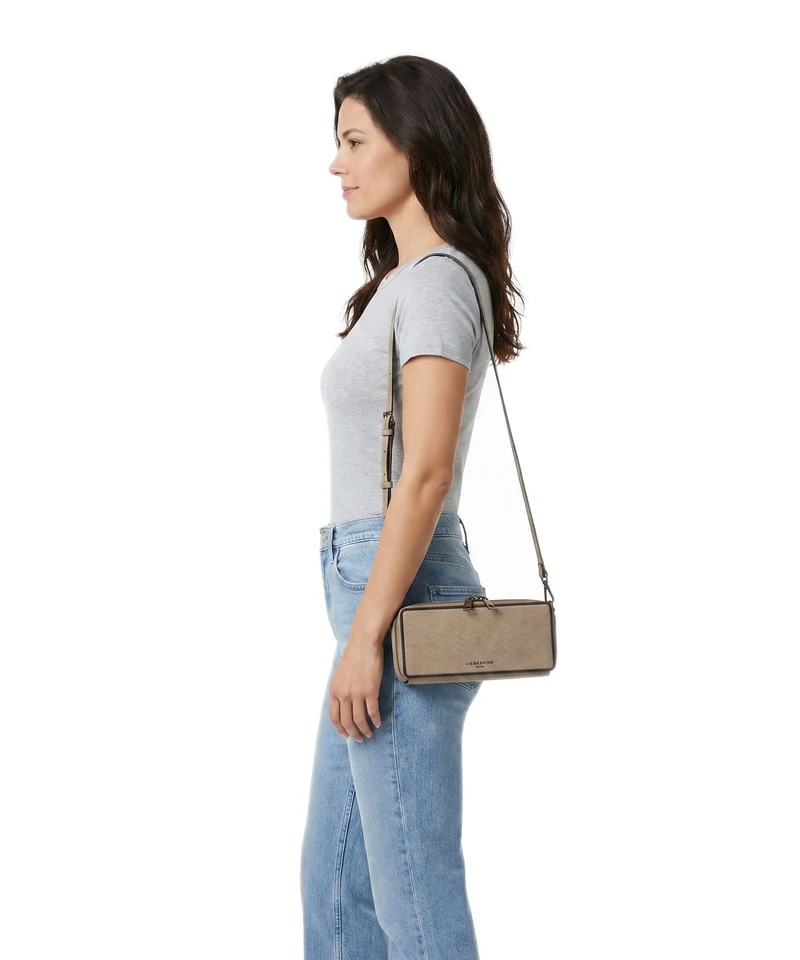 Liebeskind Juno Denim XS Sac bandoulière beige