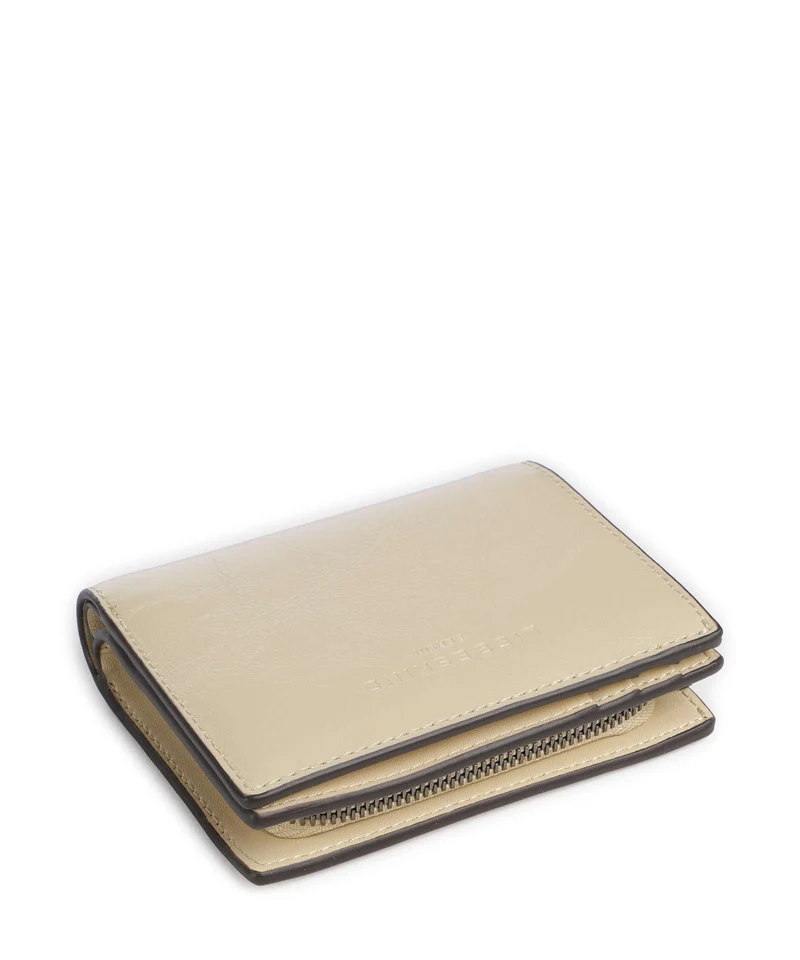 Liebeskind Thea Audrey Recycled Lack Distressed M Portefeuille biscotti