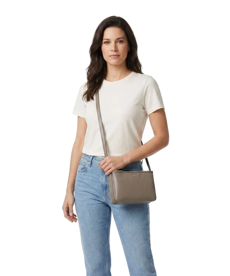 BOSS Sandy Trio Sac bandoulière brown overflow