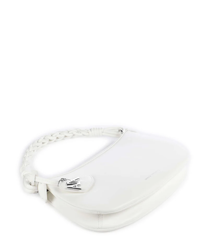 Armani Exchange Maya S Sac porté épaule off white