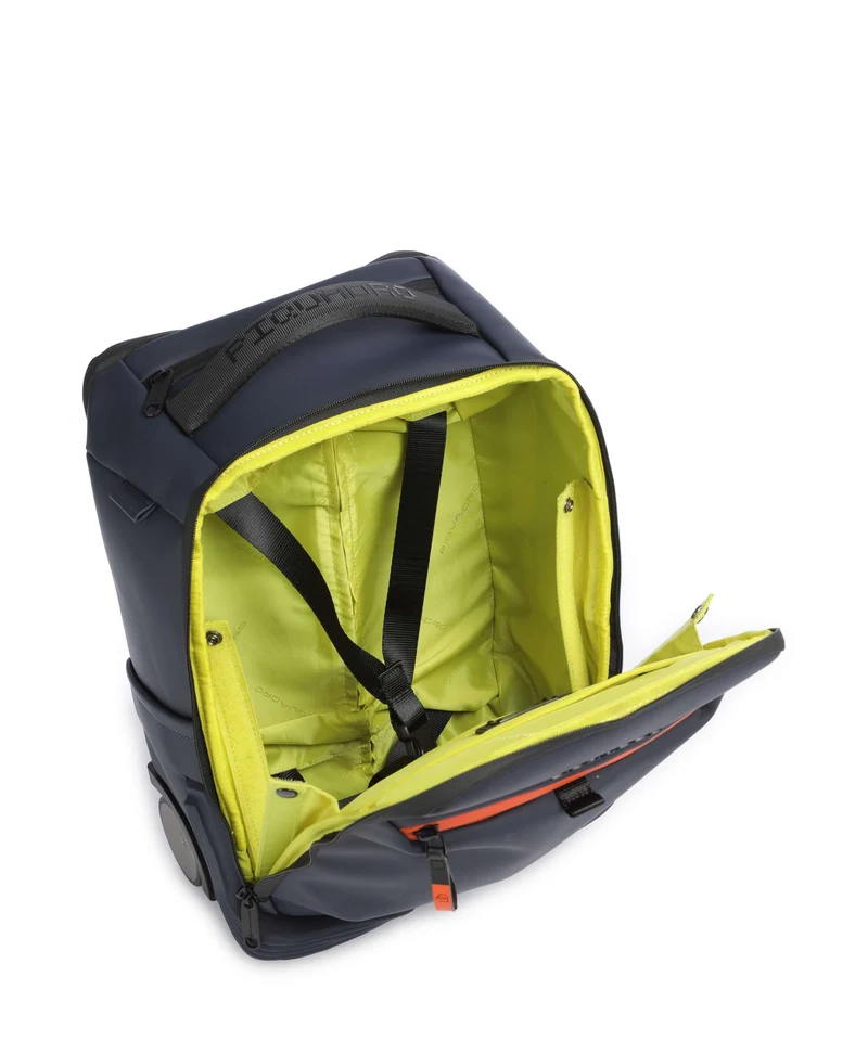 Piquadro Corner Sac à dos à roulettes blue