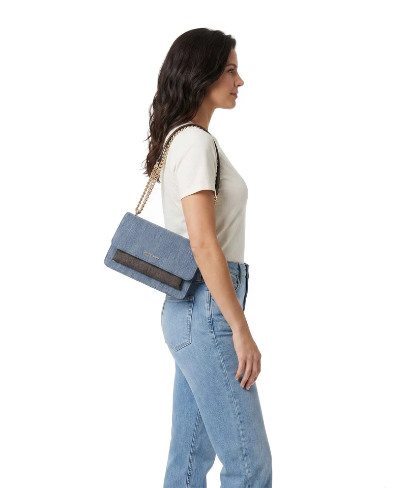 Michael Kors Claire Large Sac porté épaule new horizon