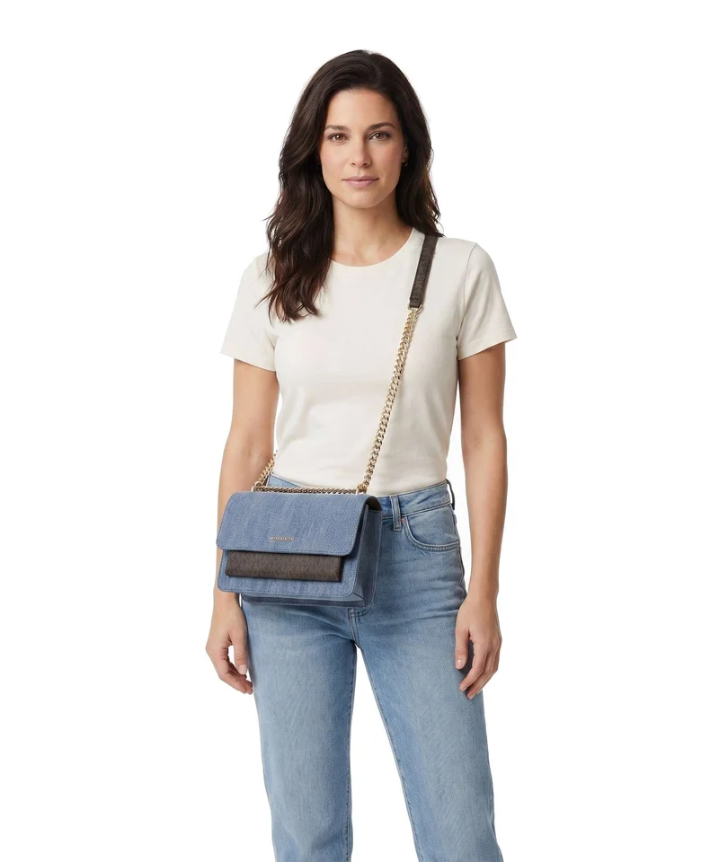 Michael Kors Claire Large Sac porté épaule new horizon