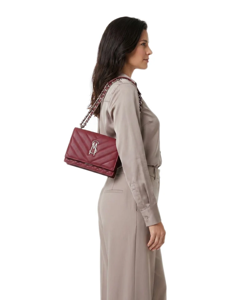 Steve Madden BAMARA Sac porté épaule cherry