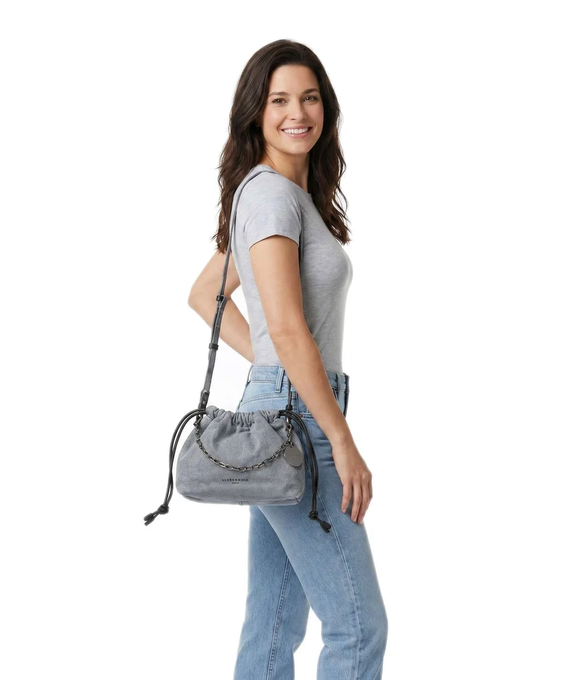 Liebeskind Lya II Denim S Sac seau blue denim