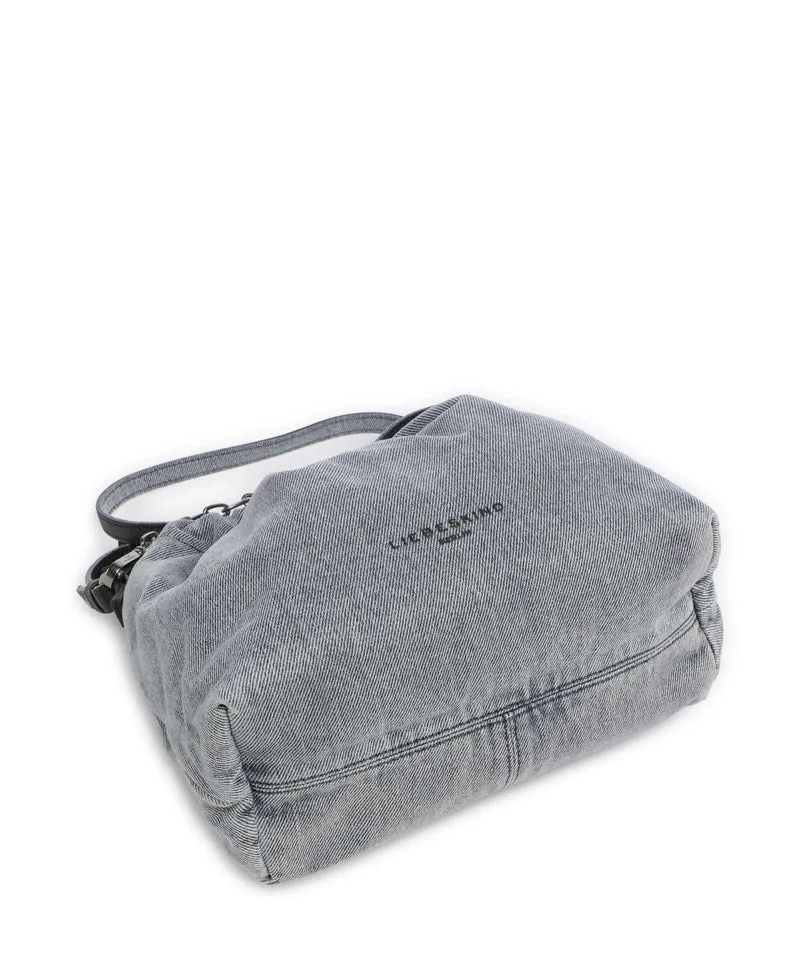 Liebeskind Lya II Denim S Sac seau blue denim