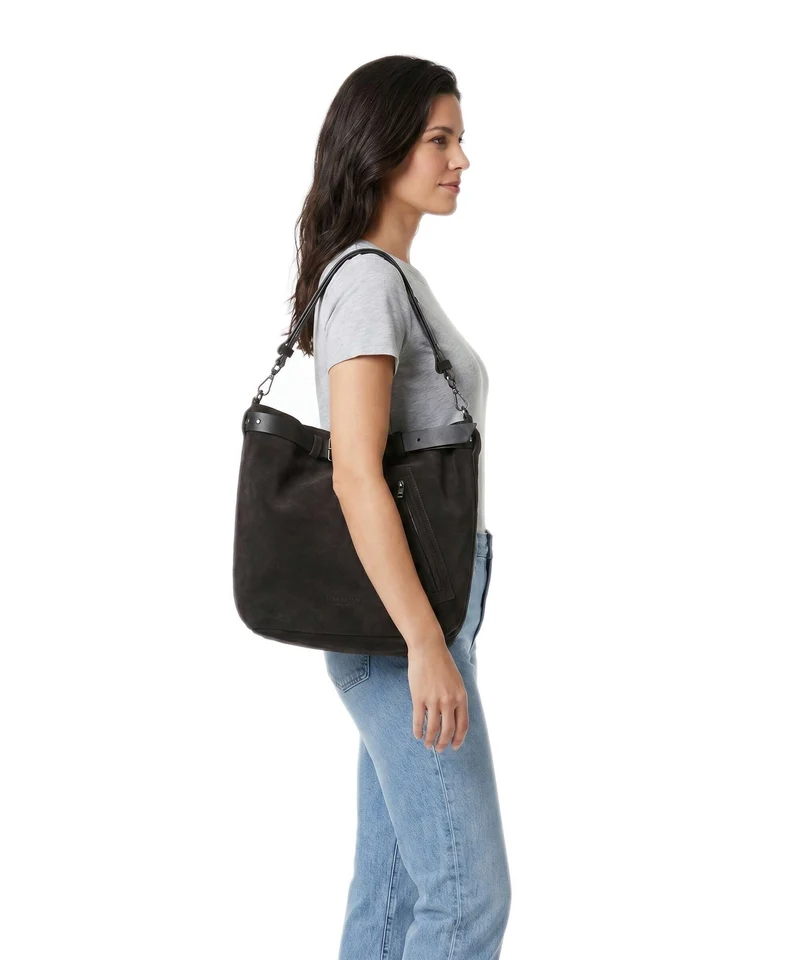 Liebeskind Zita Hydro Suede L Sac seau deep soil
