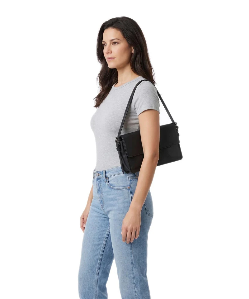 Liebeskind Audrey Recycled Soft Calf S Sac porté épaule black