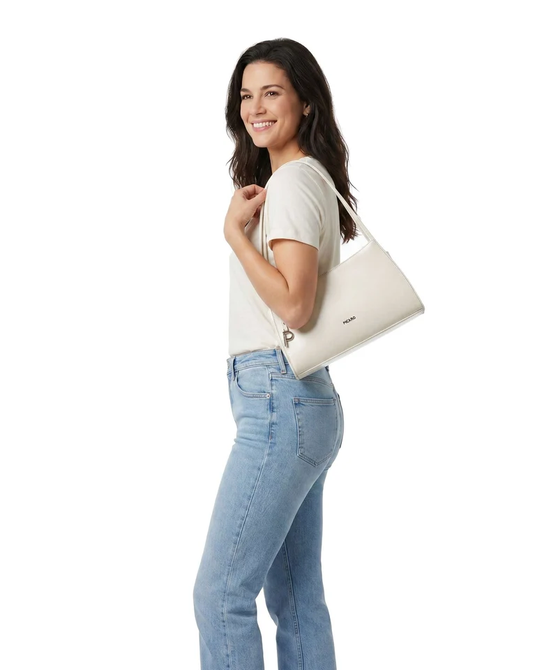 Picard Black Tie Sac porté épaule crema